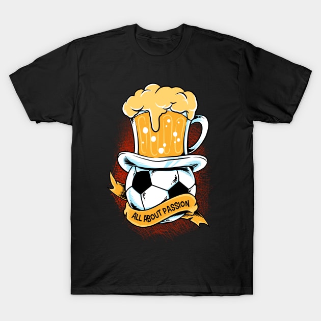 ball and beer T-Shirt by spoilerinc